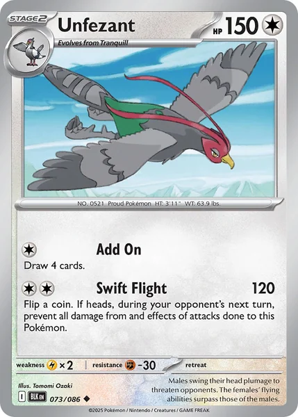 Unfezant card image