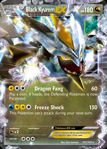 Black Kyurem EX card image