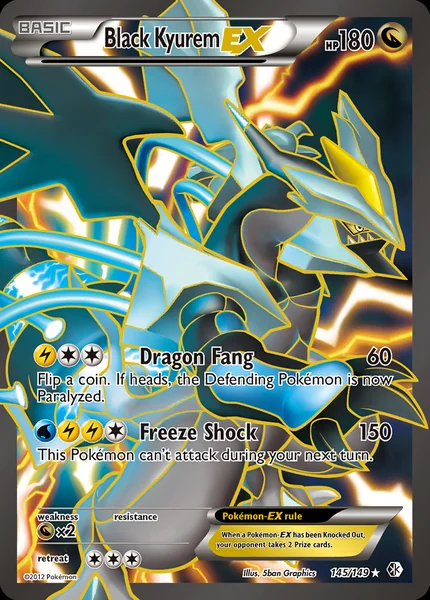 Black Kyurem EX card image