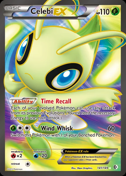 Celebi EX card image