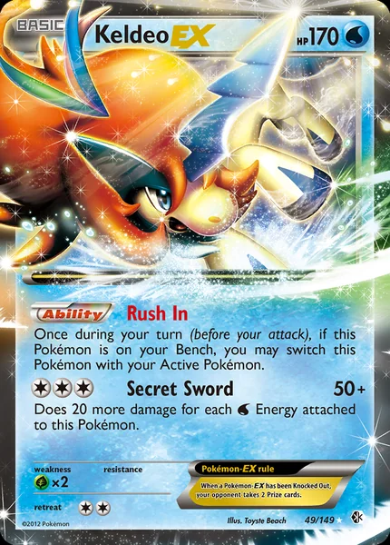 Keldeo EX card image