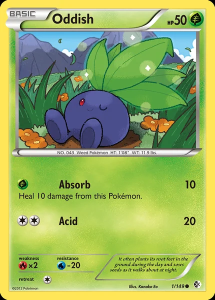 Oddish card image