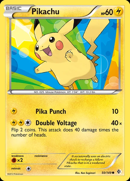 Pikachu card image