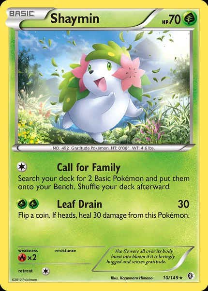 Shaymin card image