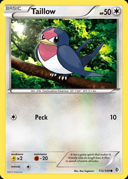 Taillow card image