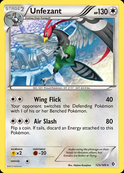Unfezant card image