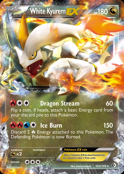 White Kyurem EX card image