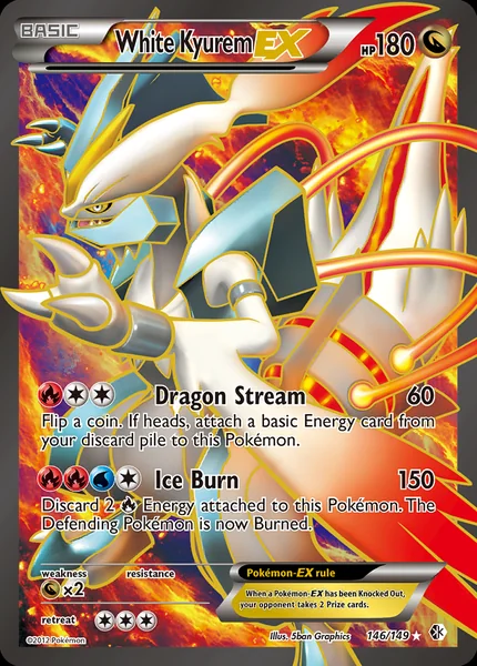 White Kyurem EX card image