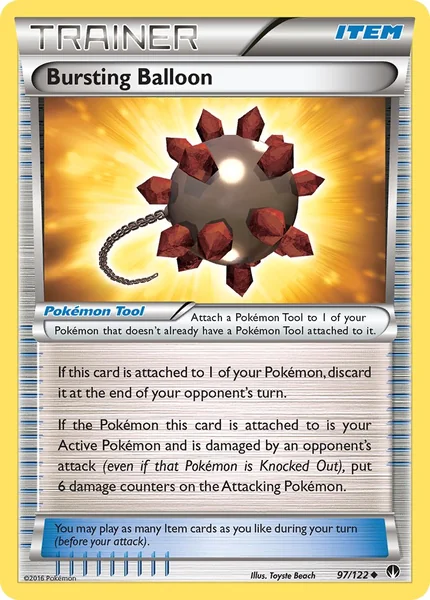 Bursting Balloon card image