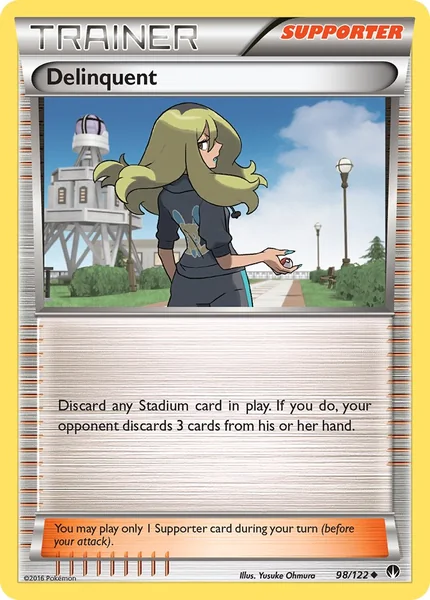 Delinquent card image