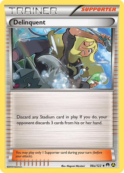 Delinquent card image