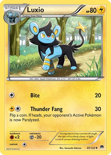 Luxio card image
