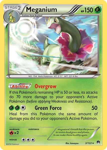 Meganium card image