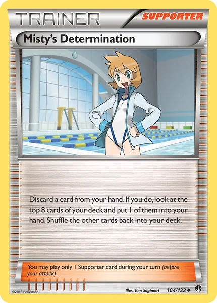 Misty's Determination card image