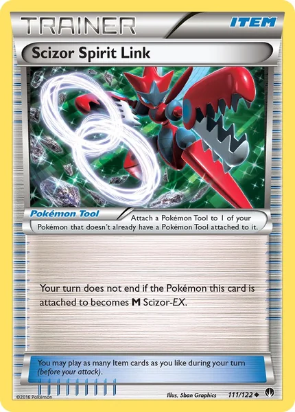 Scizor Spirit Link card image