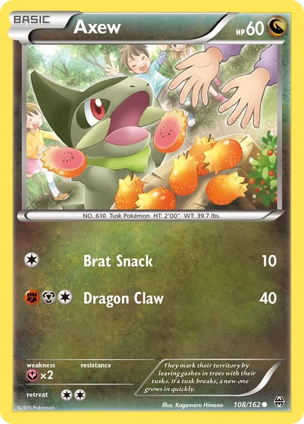 Axew card image