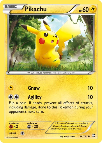 Pikachu card image
