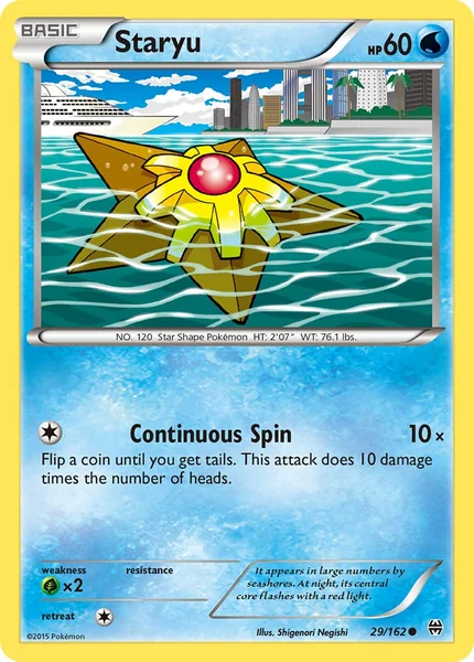 Staryu card image