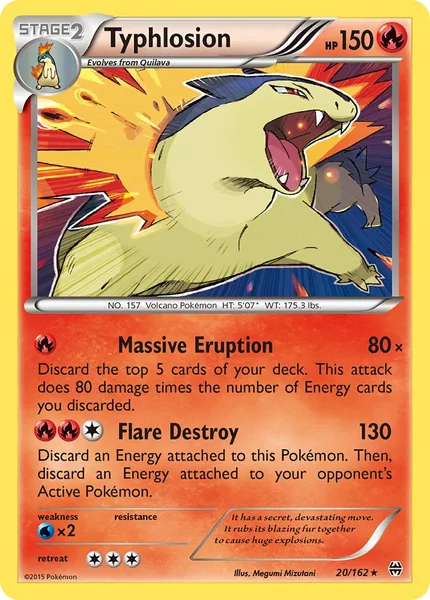 Typhlosion card image