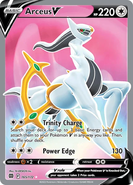 Arceus V card image