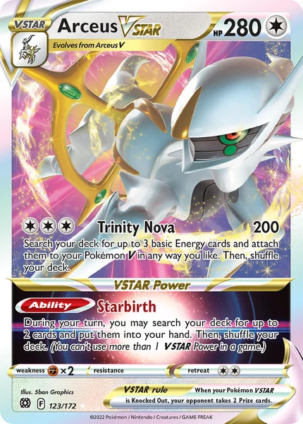Arceus VSTAR card image