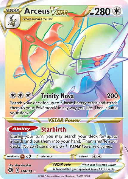 Arceus VSTAR card image