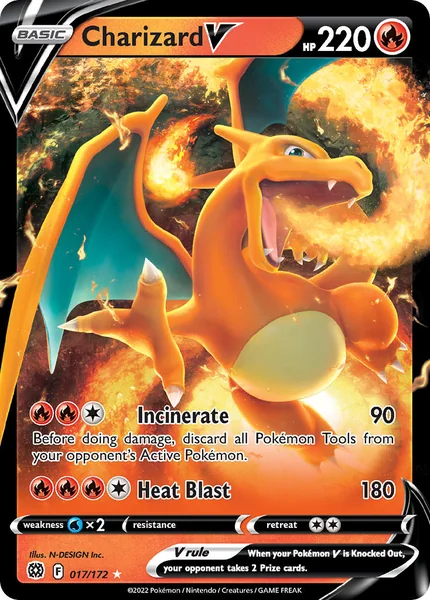 Charizard V card image