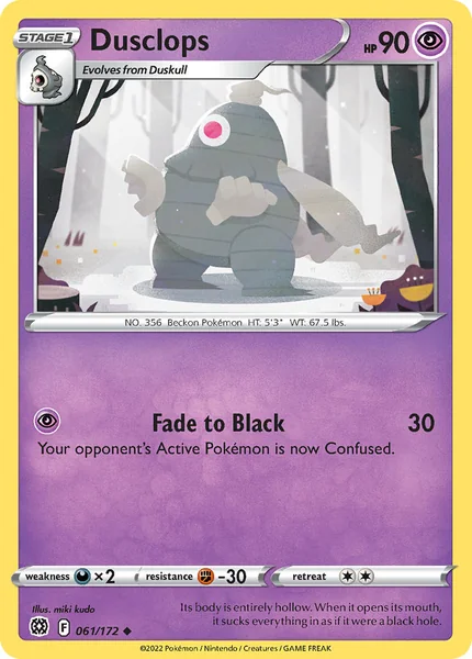 Dusclops card image