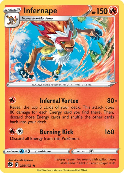 Infernape card image