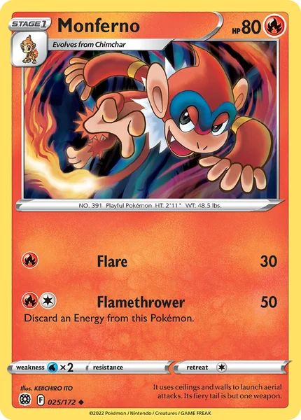 Monferno card image