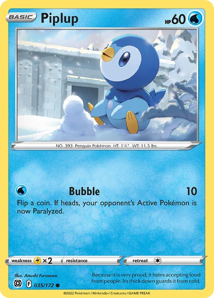Piplup card image