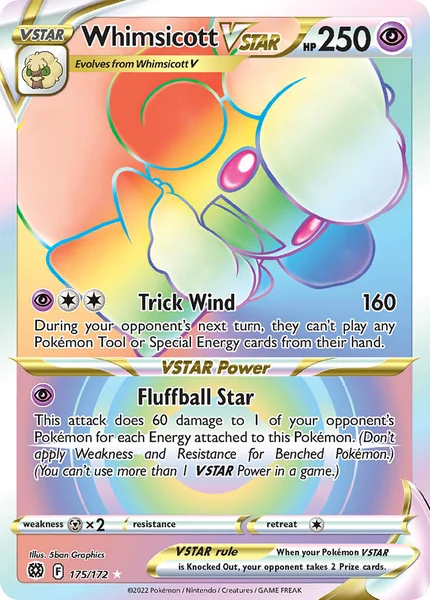 Whimsicott VSTAR card image