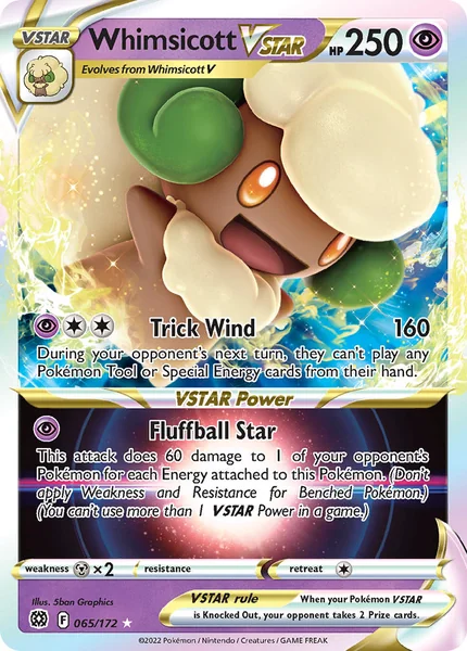 Whimsicott VSTAR card image