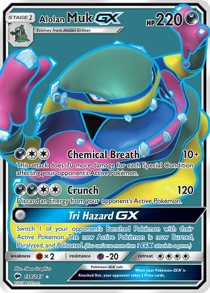 Alolan Muk GX card image