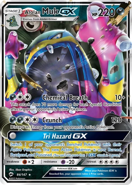 Alolan Muk GX card image