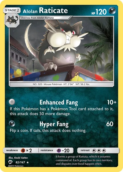 Alolan Raticate card image
