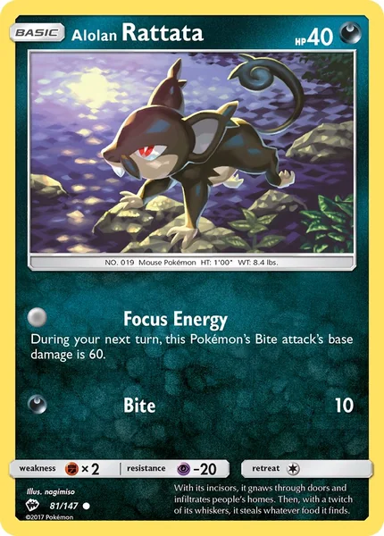 Alolan Rattata card image