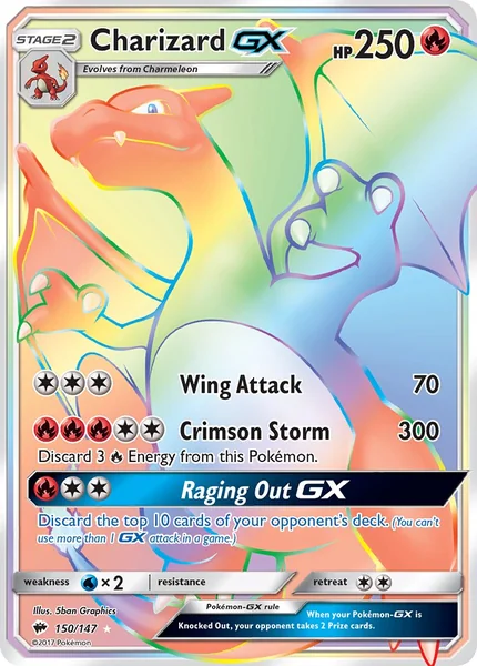 Charizard GX card image