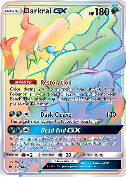 Darkrai GX card image