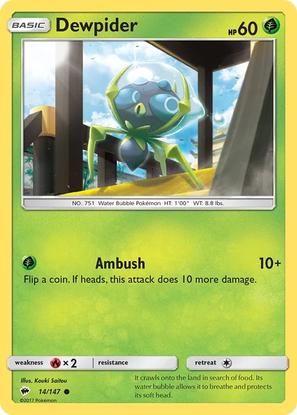 Dewpider card image