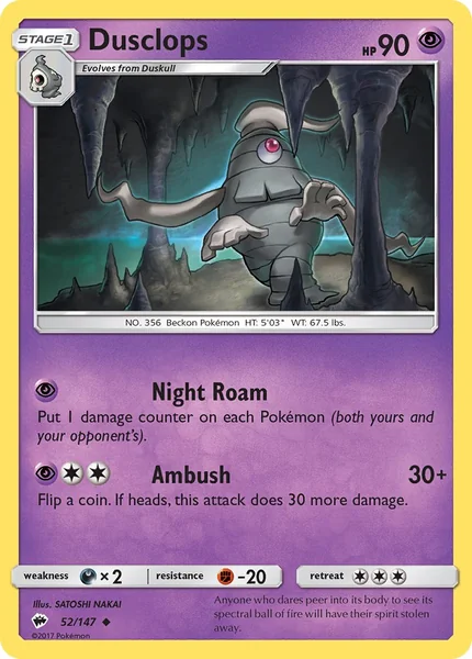 Dusclops card image