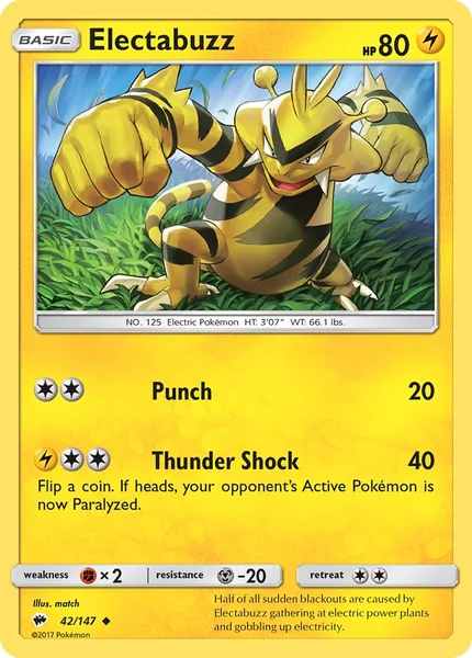 Electabuzz card image