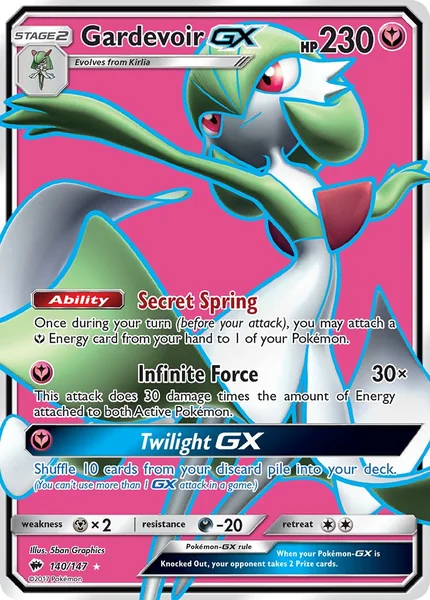 Gardevoir GX card image