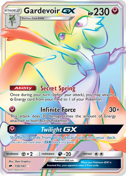 Gardevoir GX card image