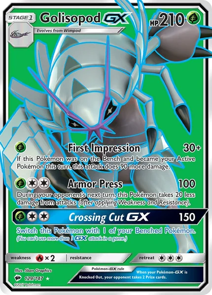 Golisopod GX card image