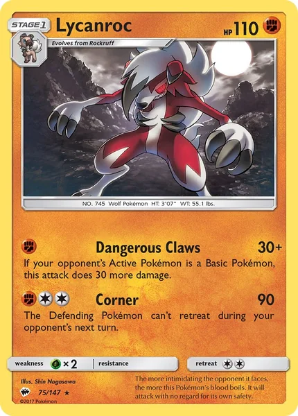 Lycanroc card image