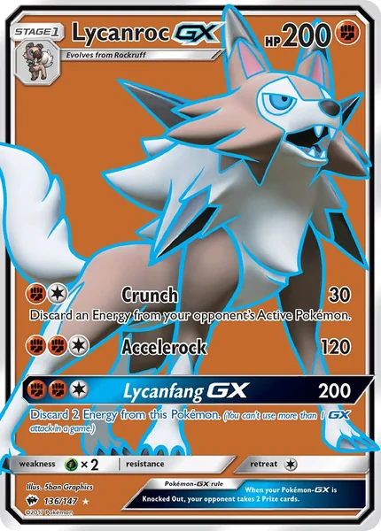 Lycanroc GX card image