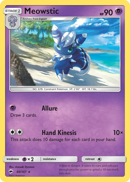Meowstic card image