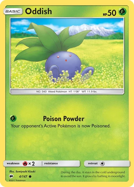 Oddish card image
