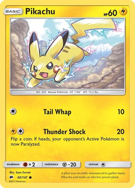 Pikachu card image